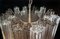 Lámpara de araña de cristal de Murano con 36 tubos de vidrio ahumado, 1999, Imagen 15