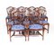 Antique Regency Triple Pillar Dining Table & Chairs, 19th Century, Set of 13, Image 15