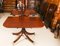 Antique Regency Triple Pillar Dining Table & Chairs, 19th Century, Set of 13, Image 11
