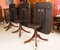 Antique Regency Triple Pillar Dining Table & Chairs, 19th Century, Set of 13 14