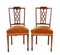 Sheraton Side Chairs in Mahogany, 1890s, Set of 2 2