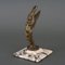 Mascotte La Gloire en Bronze avec Socle en Marbre par H. Molins, 1930s 2
