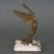 Mascotte La Gloire en Bronze avec Socle en Marbre par H. Molins, 1930s 3