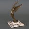 Mascotte La Gloire en Bronze avec Socle en Marbre par H. Molins, 1930s 1