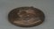 Bronze-Profilmedaillon, 19. Jh., das Napoleon darstellt 6