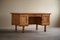 Mid-Century Danish Freestanding Desk in Oak, 1950s 5