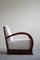 Danish Art Deco Lounge Chairs in Lambswool & Walnut, 1930s, Set of 2 13