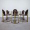 Armchairs in Brass and Copper from Belgochrom, Set of 6, Image 8