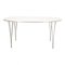 B612 Ellipse Table in White by Piet Hein for Fritz Hansen, 2000s, Image 1