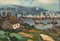 French School Artist, Port Audierne, Oil on Panel, Mid-20th Century, Framed 2