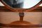 Espejo de afeitar vintage ovalado de caoba, Imagen 7