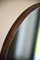 Espejo de afeitar vintage ovalado de caoba, Imagen 10