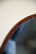 Espejo de afeitar vintage ovalado de caoba, Imagen 6