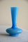 Vintage Blue Glass Vase 6
