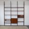 Italian Wooden Wall Unit with Modules and Drawers, 1960s, Image 8