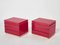 Pink Lacquered Brass Nightstands by Jean Claude Mahey for Maison Roméo, 1970s, Set of 2, Image 9