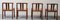 Dining Chairs attributed to Peter Hvidt, Set of 4 2