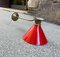 Wandlampe aus Messing, 1960er 4