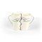 White Ceramic Kissing Mugs by Studio Zwartjes, Set of 2, Image 3