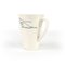 White Ceramic Kissing Mugs by Studio Zwartjes, Set of 2 9