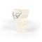White Ceramic Kissing Mugs by Studio Zwartjes, Set of 2 12