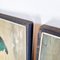 Sergio Zorzenon, Modernist Figures, Oil Paintings on Wood, 1957, Set of 2 8