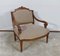 Low Louis XVI Style Armchair in Walnut, Late 19th Century, Image 2