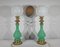 Opaline Glass and Bronze Table Lamps, Late 19th Century, Set of 2, Image 2