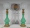 Lámparas de mesa de bronce y vidrio opalino, finales del siglo XIX. Juego de 2, Imagen 13