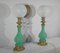 Opaline Glass and Bronze Table Lamps, Late 19th Century, Set of 2, Image 3