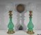 Lámparas de mesa de bronce y vidrio opalino, finales del siglo XIX. Juego de 2, Imagen 18