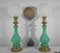Opaline Glass and Bronze Table Lamps, Late 19th Century, Set of 2 19