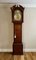 Lange George III Uhr mit 8 Tage Zifferblatt aus Messing, 1800er 1