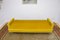 Yellow Velvet Sleeper Sofa 1960s, Image 4