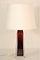 Red Core Doublecoated Glass Table Lamp by Carl Fagerlund for Orrefors, 1950s 7