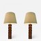 Lampes de Bureau Art en Verre par Carl Fagerlund pour Orrefors, Set de 2 1