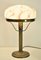 Lámpara de mesa modernista de latón y vidrio, Suecia, años 20, Imagen 4
