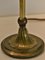 Swedish Grace Brass and Glass Table Lamp, Sweden, 1920s 5