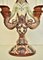 19th Century Majolica Demon Candelabras by Cantagalli, Italy, Set of 2 7