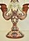 19th Century Majolica Demon Candelabras by Cantagalli, Italy, Set of 2, Image 7