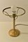Art Nouveau Brass and Glass Table Lamp from Jugendstil, Sweden, 1920s 9