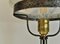 Lámpara de mesa Jugendstil modernista de hierro forjado, Suecia, años 20, Imagen 7