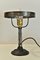 Lámpara de mesa Jugendstil modernista de hierro forjado, Suecia, años 20, Imagen 12
