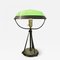 Swedish Grace Bronze Patinated Metal and Glass Table Lamp, Sweden, Image 1