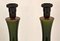 Modern Swedish Olivegreen Glass Table Lamps by Bernt Nordstedt for Bergboms, Set of 2, Image 7