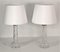 Art Glass Table Lamps by Carl Fagerlund for Orrefors, 1950s, Set of 2 3