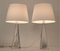 Large Art Glass Table Lamps by Vicke Lindstrand for Kosta Boda, 1960s, Set of 2 4