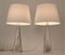 Large Art Glass Table Lamps by Vicke Lindstrand for Kosta Boda, 1960s, Set of 2, Image 4