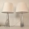 Large Art Glass Table Lamps by Vicke Lindstrand for Kosta Boda, 1960s, Set of 2, Image 3