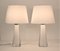 White Doublecoated Glass Table Lamps by Carl Fagerlund for Orrefors, 1950s, Set of 2, Image 2